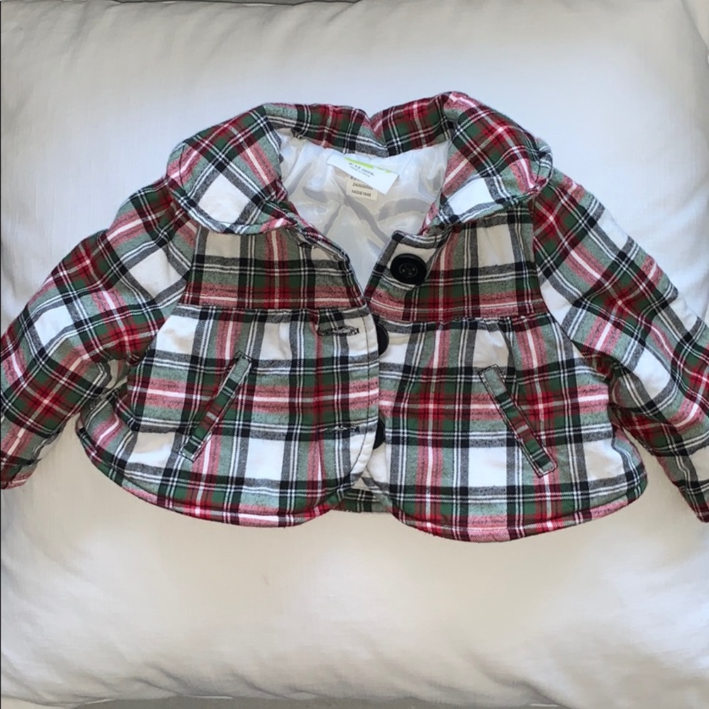 FREE WITH ANOTHER ITEM Crazy 8 | holiday plaid jacket cardigan